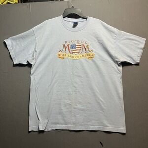 Big Dogs womens T Shirt Big Dog Mom Short Sleeve Size XXL 2003 blue